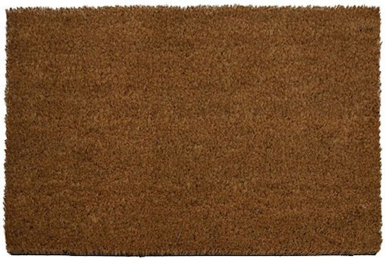 Sidirela Fußmatte aus Kokosnussfasern mit rutschfester Unterlage Karnatik Beige 40x60cm