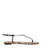 Dynasti8 Women's Flat Sandals in Black Color
