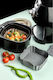Квадратна силиконова форма 18x5.5см подходяща за еър фрайър Airfryer Brns.50552