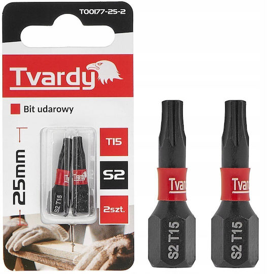 Tvardy Сет 2 Битове за Винтоверт Торкс