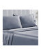 Whitegg Sheet King Size with Elastic 180x200+35cm. Ba169 3-grey