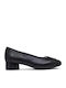 Leder Pumps Schwarz