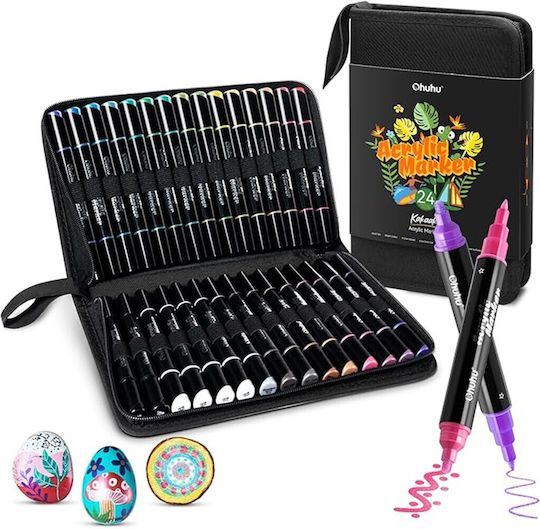 Ohuhu Kakaako Drawing Markers with Double Tip Set 30 Colours