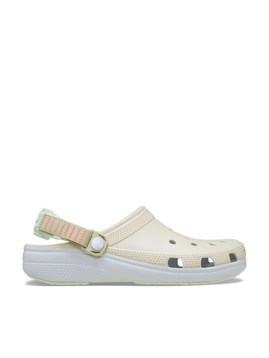 Crocs Classic Σαμπό Μπεζ