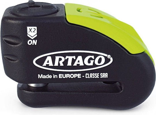 Artago Κλειδαριά Δισκόφρενου Μοτοσυκλέτας με Συναγερμό & Πείρο 14mm