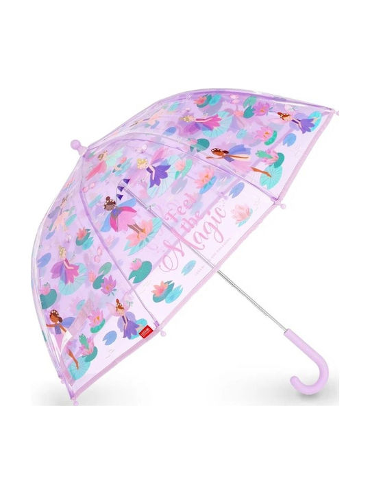 Legami Milano Kids Umbrella Curved Handle Transparent 70cm Legami Milano Kids Umbrella Curved Handle Transparent 70cm