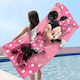 Minnie Beach Towel Fuchsia