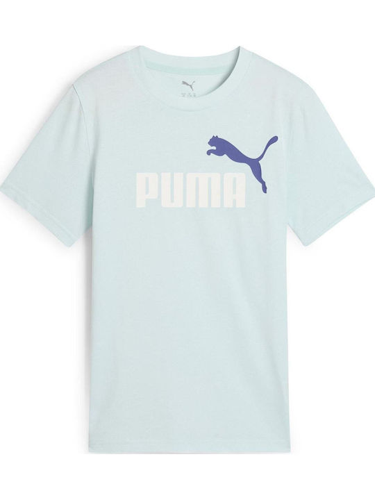 PUMA Kids' T-shirt Blue Logo