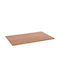 Freebox Rectangular Table Surface made of Solid Wood Natural 120x80x4cm FB918138 1pcs