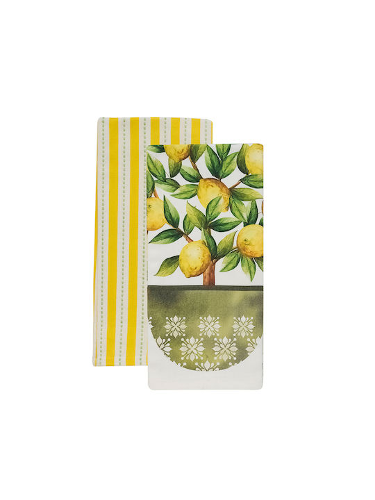 Kentia Fazzy Towel from 100% Cotton in Yellow C...