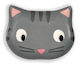 Glee Ceramic Bowl Food & Water for Dog & Cat in Gray Color
