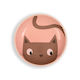 Glee Ceramic Food and Water Bowl for Cat 12.5cm