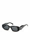 Solano Damen Sonnenbrille mit Schwarz Gestell und Schwarz Linse SS90199A