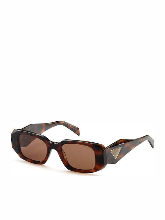 Solano Damen Sonnenbrille mit Braun Gestell und...