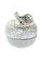 Galifas Ceramic Sweet Jar with Lid Transparent 12x16.5cm