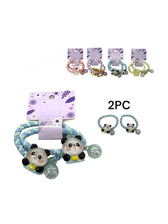 Kinder Haargummi Set 1Stück (Verschiedene Designs) 2 Stück