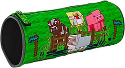 Minecraft Κασετίνα Βαρελάκι Πολύχρωμη
