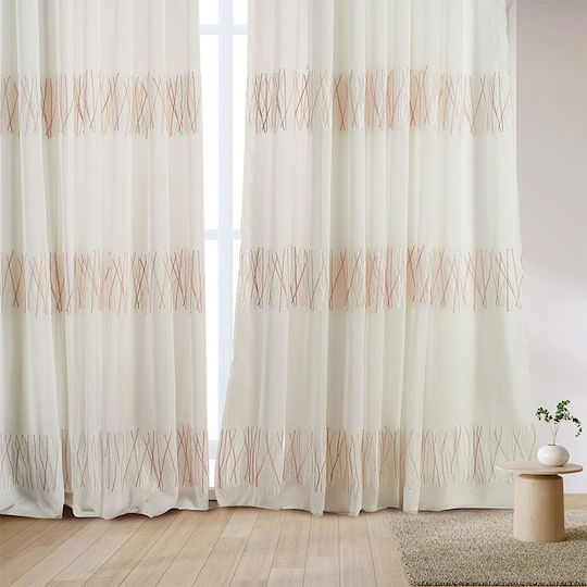 Whitegg Vorhang mit Grommet K0183 Ecru 270x280cm