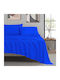 RoNeX Σετ Σεντόνια Υπέρδιπλα 240x260εκ. Navy Blue (4τμχ)