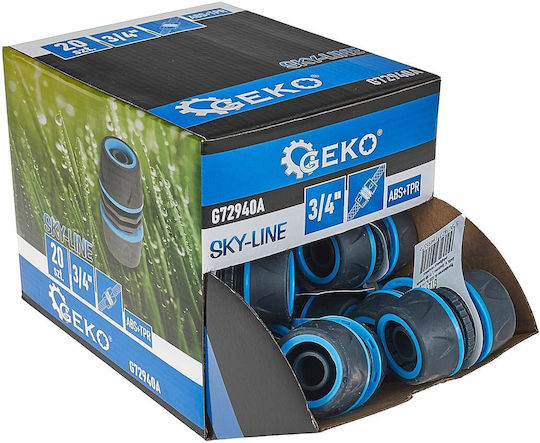 Reparaturverbinder-Set 3/4" Schlauch Sky-line 20 Stück Geko G72940a