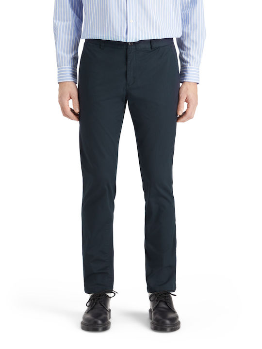Mott Hose Chino Elastisch Blau