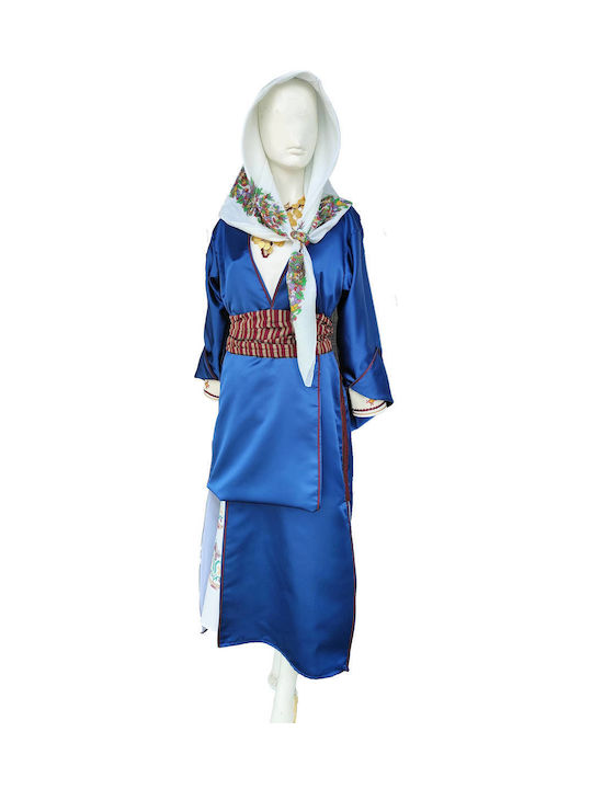 Παραδοσιακή Φορεσιά Καβαδιανή Καλύμνου με Μαντήλι