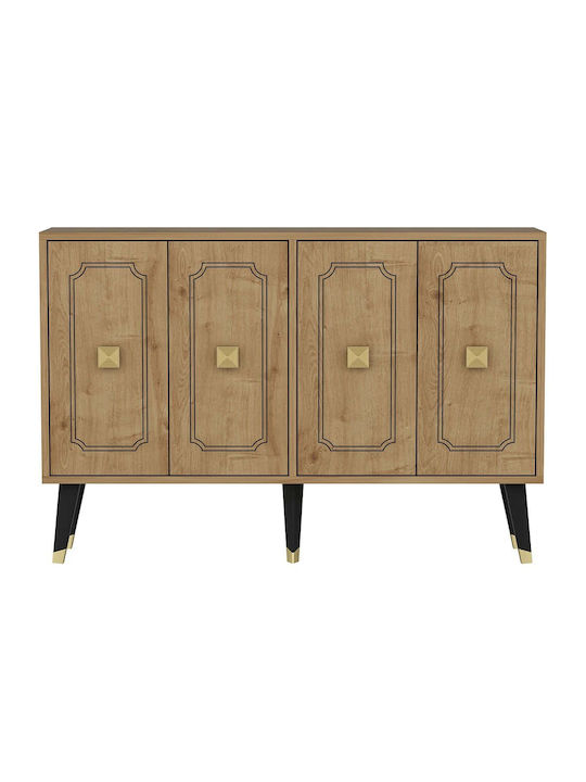 Μπουφές Roland Oak-gold 120x30x80cm
