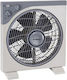 Jager ABF-1201 Box Fan 40W Διαμέτρου 30cm Λευκό