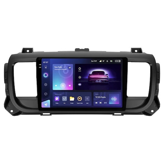Teyes Auto-Audiosystem 2DIN (Bluetooth/USB/WiFi/GPS/Apple-Carplay/Android-Auto) mit Touchscreen 9.5"
