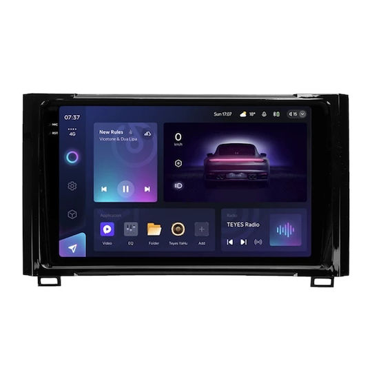 Teyes Cc3 2k Автомобилна навигация Toyota Tundra 2013-2020 4+32GB 9.5" QLED Осемядрен 2GHz Android 4G Bluetooth 5.1 DSP