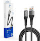 Lito USB-A to Lightning Cable 18W Μαύρο 2m