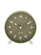 Karlsson Tabletop Clock with Indicators Metal with Alarm Clock Green 2586029GR
