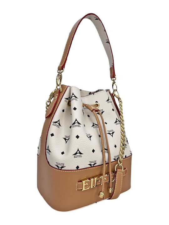 La tour Eiffel Women's Pouch Crossbody Ecru