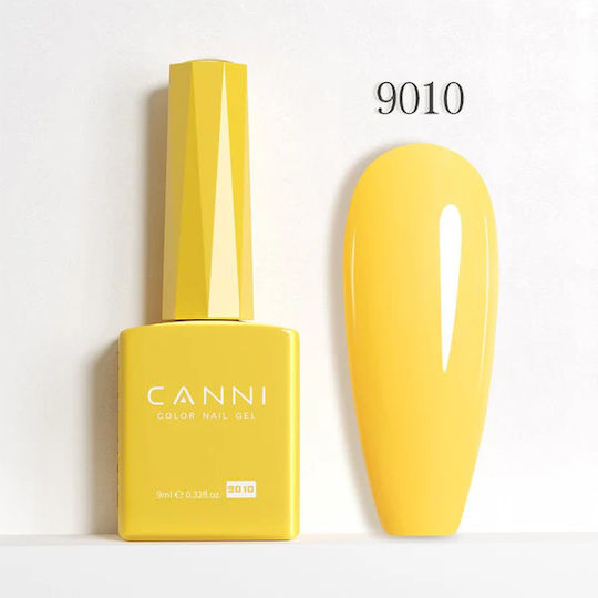 Canni Color Semi-Permanent Nail Polish Daisy Yellow 9ml 1pcs