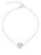 Breeze Women's Silver Bracelet with Zircon 19cm