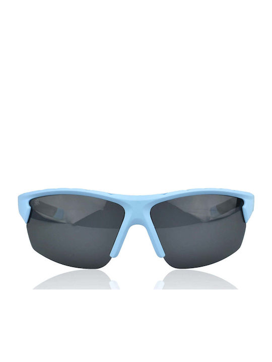 Red Raven Unisex Γυαλιά Ηλίου με Μπλε Κοκκάλινο Σκελετό 48953119113550