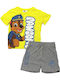 Kinderbekleidungssets mit Sommer Shorts 2 Stück Gelb