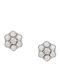 Earrings made of White Gold with Diamond