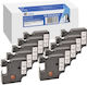 G&G Label Maker Tape 1m x 12mm in Black Colour Compatible with Dymo D1