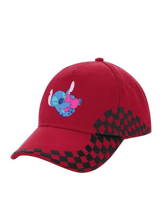 Lilo & Stitch Hugs Hearts Adult Cap Ultimate Re...