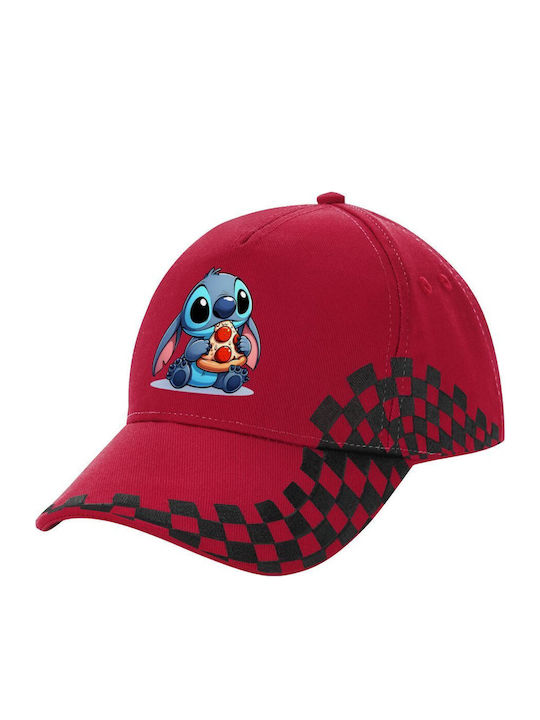 Stitch Pizza Καπέλο Ενηλίκων Ultimate Κοκκινο Μ...