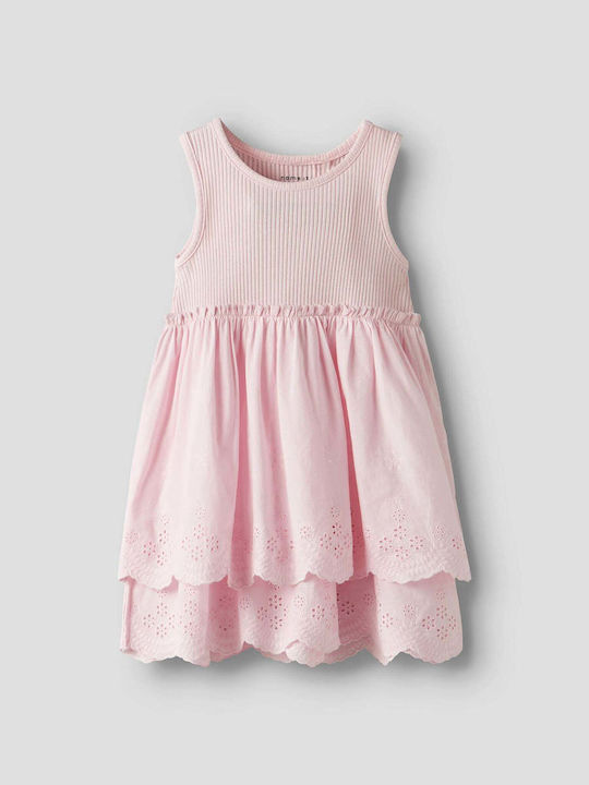 Name It Children's Dress Sleeveless Pink