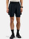 Xalp 6 2-in-1 Sport Herren Shorts Schwarz