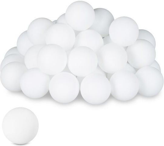 Beer Pong Balls 144 Pieces White Plastic 40 Mm