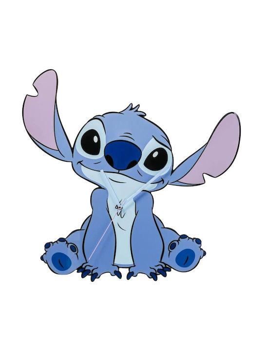 Disney Детски стенен часовник Stitch 50εκ.