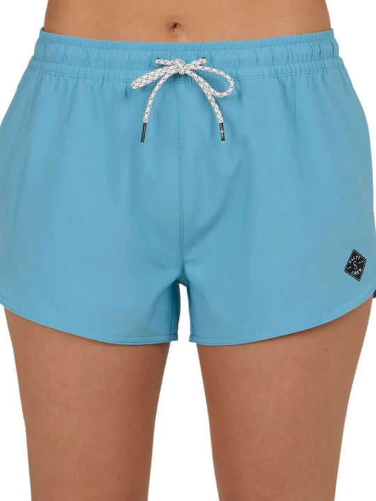 Salty Crew Women's Shorts Beachwear Lagoon Blue