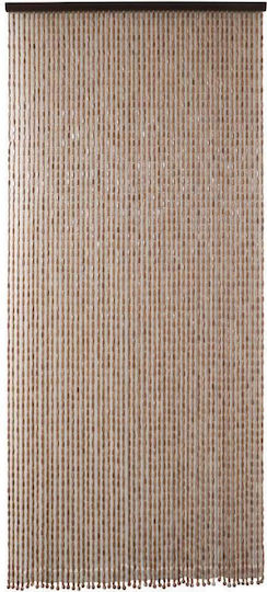 Atmosphera Κουρτίνα Πόρτας από Μπαμπού Μπεζ 90x200cm 5503090