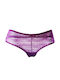Damen Zeichenfolge mit Spitze Purple