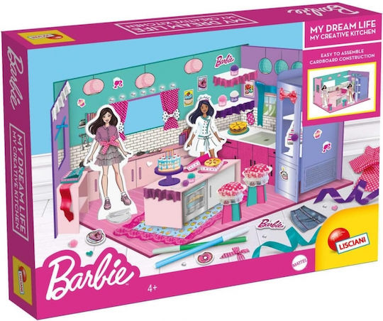 Lisciani Giochi Paper Cutting DIY Barbie Kitchen for Children 4+ years old Years