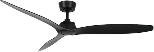 Lucci Air Farron Ανεμιστήρας Οροφής 132cm Μαύρος